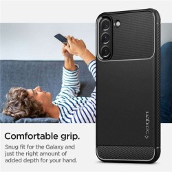 Husa pentru Samsung Galaxy S22 5G - Spigen Rugged Armor - Black Husa pentru Samsung Galaxy S22 5G - Spigen Rugged Armor - Black