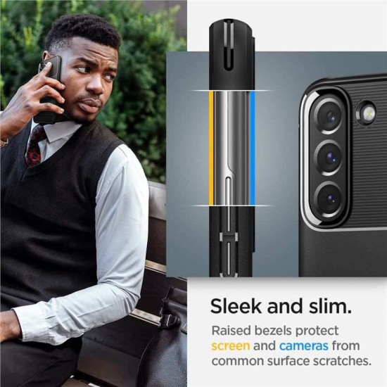 Husa pentru Samsung Galaxy S22 5G - Spigen Rugged Armor - Black (Spigen, S22) by www.silkase.ro Husa pentru Samsung Galaxy S22 5G - Spigen Rugged Armor - Black (S22, ACS03986) by www.silkase.ro