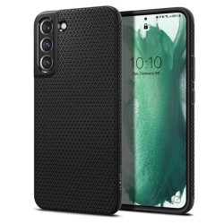 Husa Spigen Liquid Air compatibila cu Samsung Galaxy S22 Matte Black