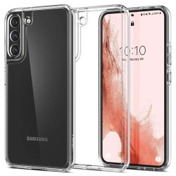 Husa Spigen Ultra Hybrid compatibila cu Samsung Galaxy S22 Crystal Clear