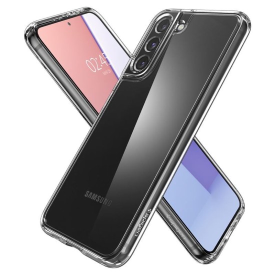 Husa Spigen Ultra Hybrid compatibila cu Samsung Galaxy S22 Crystal Clear (Spigen, S22) by www.silkase.ro Husa Spigen Ultra Hybrid compatibila cu Samsung Galaxy S22 Crystal Clear (S22, ACS03988) by www.silkase.ro