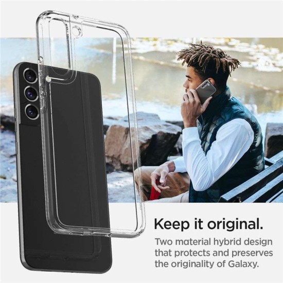 Husa Spigen Ultra Hybrid compatibila cu Samsung Galaxy S22 Crystal Clear (Spigen, S22) by www.silkase.ro Husa Spigen Ultra Hybrid compatibila cu Samsung Galaxy S22 Crystal Clear (S22, ACS03988) by www.silkase.ro