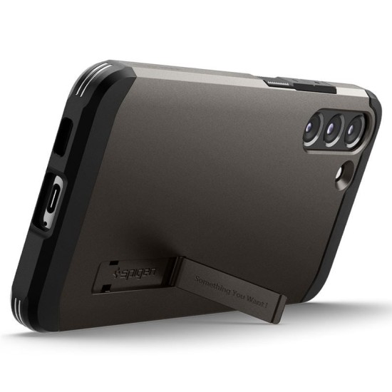 Husa Spigen Tough Armor compatibila cu Samsung Galaxy S22 Gunmetal (Spigen, S22) by www.silkase.ro Husa Spigen Tough Armor compatibila cu Samsung Galaxy S22 Gunmetal (S22, ACS03992) by www.silkase.ro