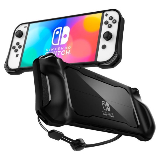 Husa de protectie robusta Spigen Rugged Armor pentru Nintendo Switch OLED, neagra (Spigen, Ingredi) by www.silkase.ro Husa de protectie robusta Spigen Rugged Armor pentru Nintendo Switch OLED, neagra (Diverse accesorii, ACS04020) by www.silkase.ro