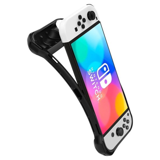 Husa de protectie robusta Spigen Rugged Armor pentru Nintendo Switch OLED, neagra (Spigen, Ingredi) by www.silkase.ro Husa de protectie robusta Spigen Rugged Armor pentru Nintendo Switch OLED, neagra (Diverse accesorii, ACS04020) by www.silkase.ro