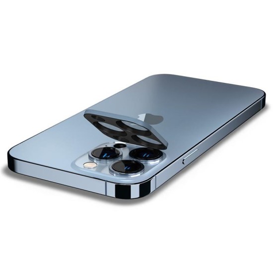 Set 2 folii sticla camera foto Spigen Optik compatibil cu iPhone 13 Pro/13 Pro Max Blue (Spigen, Ingredi) by www.silkase.ro Set 2 folii sticla camera foto Spigen Optik compatibil cu iPhone 13 Pro/13 Pro Max Blue (Ingredi, AGL04032) by www.silkase.ro
