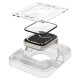 Folie pentru Apple Watch 7 / 8 41mm (set 2) - Spigen ProFlex EZ Fit - Black (Ingredi, AFL04052) by www.silkase.ro