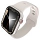 Folie pentru Apple Watch 7 / 8 41mm (set 2) - Spigen ProFlex EZ Fit - Black (Ingredi, AFL04052) by www.silkase.ro