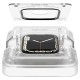 Folie pentru Apple Watch 7 / 8 41mm (set 2) - Spigen ProFlex EZ Fit - Black (Ingredi, AFL04052) by www.silkase.ro