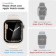 Folie pentru Apple Watch 7 / 8 41mm (set 2) - Spigen ProFlex EZ Fit - Black (Ingredi, AFL04052) by www.silkase.ro