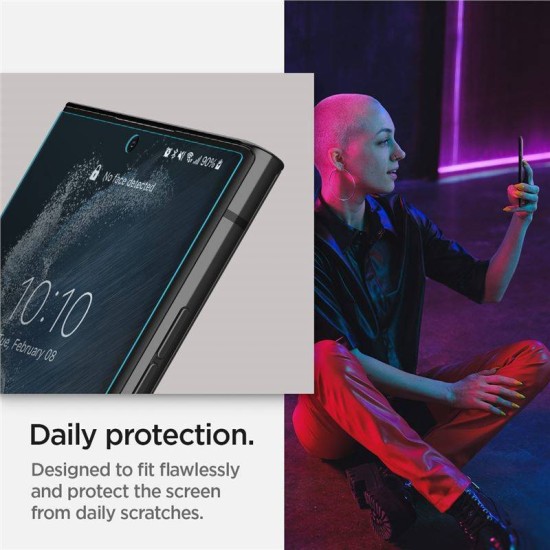 Set 2 folii protectie TPU Case friendly Spigen Neo Flex compatibil cu Samsung Galaxy S22 Ultra (Spigen, Ingredi) by www.silkase.ro Set 2 folii protectie TPU Case friendly Spigen Neo Flex compatibil cu Samsung Galaxy S22 Ultra (Ingredi, AFL04137) by www.silkase.ro