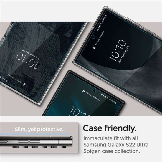 Set 2 folii protectie TPU Case friendly Spigen Neo Flex compatibil cu Samsung Galaxy S22 Ultra (Spigen, Ingredi) by www.silkase.ro Set 2 folii protectie TPU Case friendly Spigen Neo Flex compatibil cu Samsung Galaxy S22 Ultra (Ingredi, AFL04137) by www.silkase.ro
