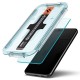 Set 2 folii sticla cu sistem de montare Case friendly Spigen GLAStR EZ FIT compatibil cu Samsung Galaxy S22 (Ingredi, AGL04151) by www.silkase.ro