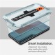 Set 2 folii sticla cu sistem de montare Case friendly Spigen GLAStR EZ FIT compatibil cu Samsung Galaxy S22 (Ingredi, AGL04151) by www.silkase.ro