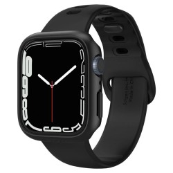 Husa Spigen Thin Fit compatibila cu Apple Watch 7/8 45mm Black Husa Spigen Thin Fit compatibila cu Apple Watch 7/8 45mm Black