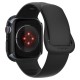 Husa Spigen Thin Fit compatibila cu Apple Watch 7/8 45mm Black (Ingredi, ACS04174) by www.silkase.ro