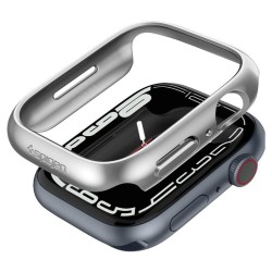 Husa Spigen Thin Fit compatibila cu Apple Watch 7/8 45mm Graphite