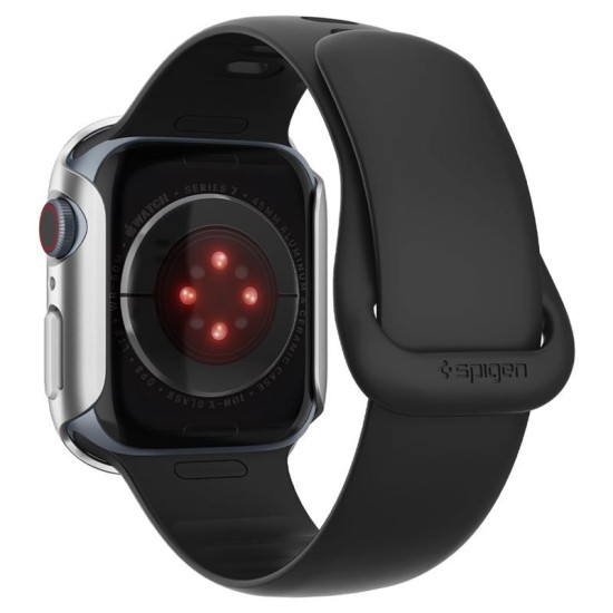 Husa Spigen Thin Fit compatibila cu Apple Watch 7/8 45mm Graphite (Spigen, Ingredi) by www.silkase.ro Husa Spigen Thin Fit compatibila cu Apple Watch 7/8 45mm Graphite (Ingredi, ACS04178) by www.silkase.ro