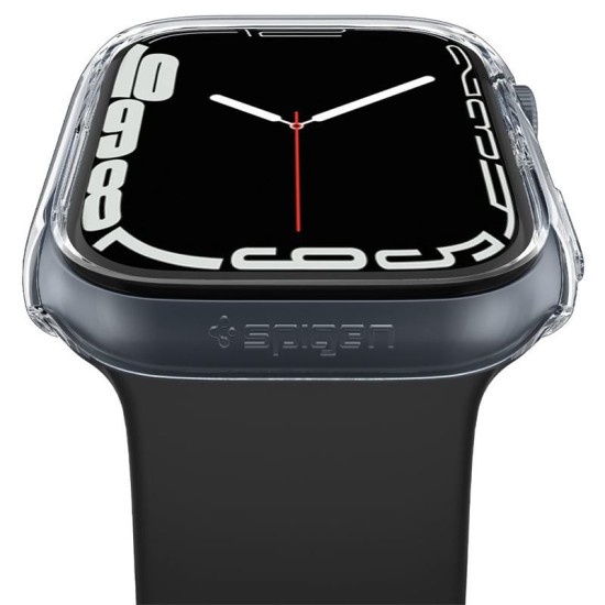 Husa Spigen Thin Fit compatibila cu Apple Watch 7/8 45mm Crystal Clear (Spigen, Ingredi) by www.silkase.ro Husa Spigen Thin Fit compatibila cu Apple Watch 7/8 45mm Crystal Clear (Ingredi, ACS04179) by www.silkase.ro