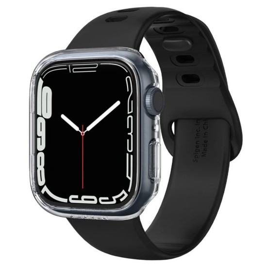 Husa Spigen Thin Fit compatibila cu Apple Watch 7/8 45mm Crystal Clear (Spigen, Ingredi) by www.silkase.ro Husa Spigen Thin Fit compatibila cu Apple Watch 7/8 45mm Crystal Clear (Ingredi, ACS04179) by www.silkase.ro