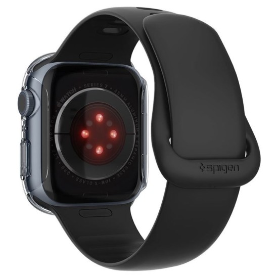 Husa Spigen Thin Fit compatibila cu Apple Watch 7/8 45mm Crystal Clear (Spigen, Ingredi) by www.silkase.ro Husa Spigen Thin Fit compatibila cu Apple Watch 7/8 45mm Crystal Clear (Ingredi, ACS04179) by www.silkase.ro