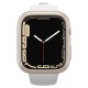 Husa Spigen Thin Fit compatibila cu Apple Watch 7/8 41mm Starlight (Ingredi, ACS04185) by www.silkase.ro