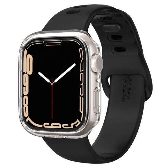 Husa Spigen Thin Fit compatibila cu Apple Watch 7/8 41mm Crystal Clear (Spigen, Ingredi) by www.silkase.ro Husa Spigen Thin Fit compatibila cu Apple Watch 7/8 41mm Crystal Clear (Ingredi, ACS04187) by www.silkase.ro