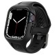 Husa Spigen Liquid Air Pro compatibila cu Apple Watch 7/8 41mm Black (Ingredi, ACS04190) by www.silkase.ro