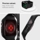 Husa Spigen Liquid Air Pro compatibila cu Apple Watch 7/8 41mm Black (Ingredi, ACS04190) by www.silkase.ro