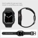 Husa Spigen Liquid Air Pro compatibila cu Apple Watch 7/8 41mm Black (Ingredi, ACS04190) by www.silkase.ro