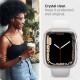 Husa Spigen Liquid Crystal compatibila cu Apple Watch 4/5/6/7/8/SE 40/41mm Crystal Clear (Ingredi, ACS04195) by www.silkase.ro