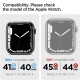Husa Spigen Liquid Crystal compatibila cu Apple Watch 4/5/6/7/8/SE 40/41mm Crystal Clear (Ingredi, ACS04195) by www.silkase.ro