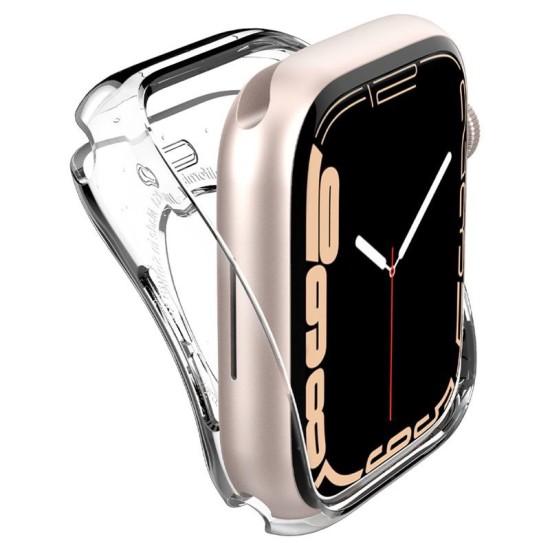 Husa pentru Apple Watch 4 / 5 / 6 / SE / SE 2 / 7 / 8 / 9 (44mm / 45mm) - Spigen Liquid Crystal (ACS04196) - Crystal Clear (Spigen, Ingredi) by www.silkase.ro Husa pentru Apple Watch 4 / 5 / 6 / SE / SE 2 / 7 / 8 / 9 (44mm / 45mm) - Spigen Liquid Crystal (ACS04196) - Crystal Clear (Ingredi, ACS04196) by www.silkase.ro