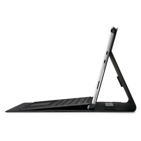 Husa Spigen Stand Folio compatibila cu Microsoft Surface Pro 8 Black (Ingredi, ACS04207) by www.silkase.ro