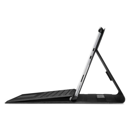 Husa Spigen Stand Folio compatibila cu Microsoft Surface Pro 8 Black (Ingredi, ACS04207) by www.silkase.ro