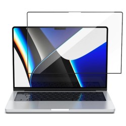 Folie protectie Spigen Tempered Glass Full Cover compatibila cu MacBook Pro 14 inch 2021 Black Folie protectie Spigen Tempered Glass Full Cover compatibila cu MacBook Pro 14 inch 2021 Black