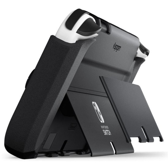 Husa subtire Spigen Thin Fit pentru Nintendo Switch OLED, neagra (Diverse accesorii, ACS04239) by www.silkase.ro