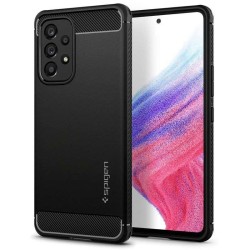 Husa pentru Samsung Galaxy A53 5G, Spigen Rugged Armor, Black