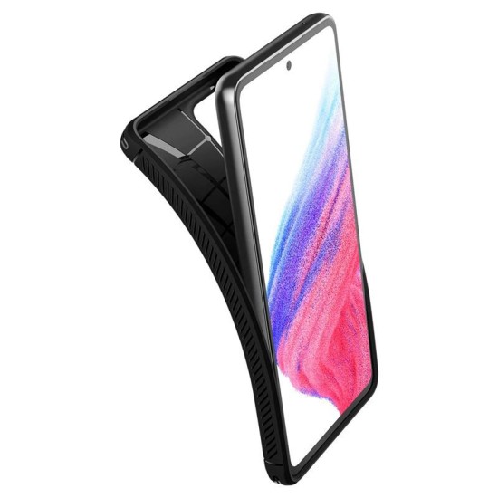 Husa pentru Samsung Galaxy A53 5G, Spigen Rugged Armor, Black (Spigen, A53) by www.silkase.ro Husa pentru Samsung Galaxy A53 5G, Spigen Rugged Armor, Black (A53, ACS04159) by www.silkase.ro