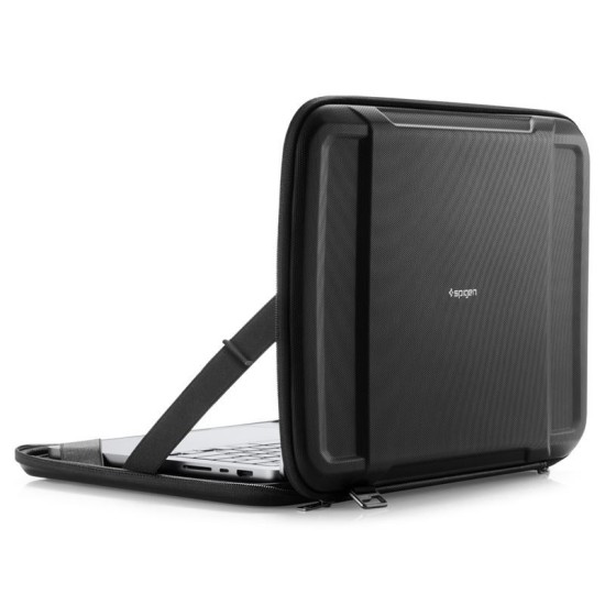 Husa pentru Laptop 15-16" - Spigen Rugged Armor Pro Pouch - Black (Spigen, Ingredi) by www.silkase.ro Husa pentru Laptop 15-16" - Spigen Rugged Armor Pro Pouch - Black (Ingredi, AFA04271) by www.silkase.ro