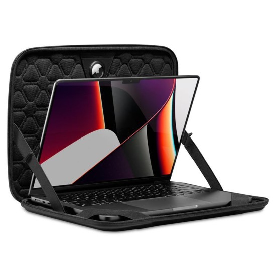 Husa pentru Laptop 15-16" - Spigen Rugged Armor Pro Pouch - Black (Spigen, Ingredi) by www.silkase.ro Husa pentru Laptop 15-16" - Spigen Rugged Armor Pro Pouch - Black (Ingredi, AFA04271) by www.silkase.ro