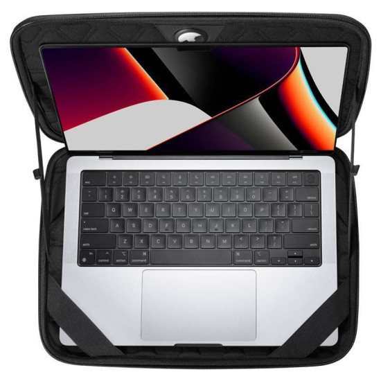 Husa pentru Laptop 15-16" - Spigen Rugged Armor Pro Pouch - Black (Spigen, Ingredi) by www.silkase.ro Husa pentru Laptop 15-16" - Spigen Rugged Armor Pro Pouch - Black (Ingredi, AFA04271) by www.silkase.ro