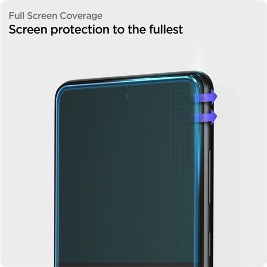 Set 2 folii sticla transparenta cu sistem de montare Case friendly Spigen ALM GLAStR compatibil cu Samsung Galaxy A53 5G (Ingredi, AGL04306) by www.silkase.ro