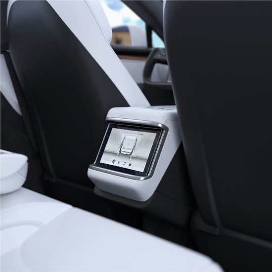 Folie sticla Spigen GLAStR SLIM compatibila cu Tesla Model S 2021 / Model X 2022 Black (Ingredi, AGL04367) by www.silkase.ro