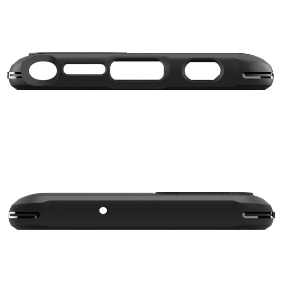 Husa telefon Spigen Rugged Armor, pentru Motorola Moto G Stylus 5G, neagra, dimensiuni precise, protectie sporita (Ingredi, ACS04468) by www.silkase.ro