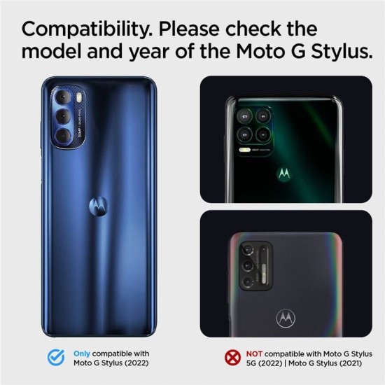 Husa telefon Spigen Liquid Air pentru Motorola Moto G Stylus 2022, neagra, TPU, eleganta, subtire (Ingredi, ACS04469) by www.silkase.ro