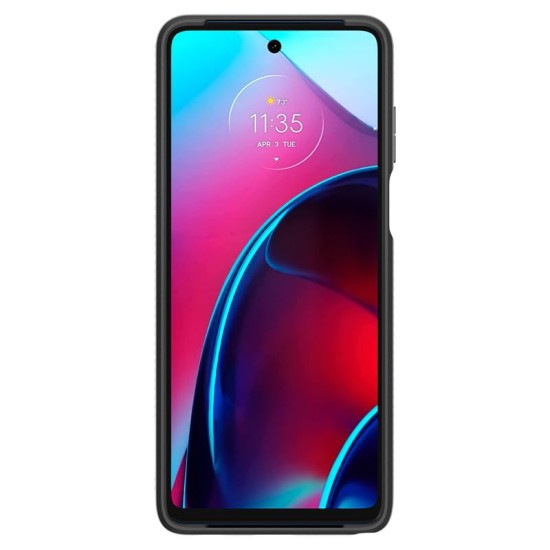 Husa telefon Spigen Liquid Air pentru Motorola Moto G Stylus 2022, neagra, TPU, eleganta, subtire (Ingredi, ACS04469) by www.silkase.ro
