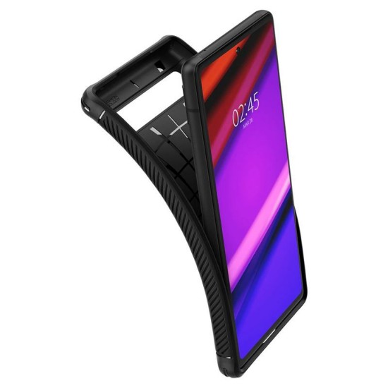 Carcasa Spigen Rugged Armor compatibila cu Google Pixel 6a Matte Black (Spigen, Telefoane Google) by www.silkase.ro Carcasa Spigen Rugged Armor compatibila cu Google Pixel 6a Matte Black (Telefoane Google, ACS04476) by www.silkase.ro