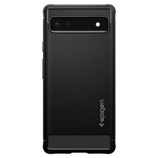 Carcasa Spigen Rugged Armor compatibila cu Google Pixel 6a Matte Black (Spigen, Telefoane Google) by www.silkase.ro Carcasa Spigen Rugged Armor compatibila cu Google Pixel 6a Matte Black (Telefoane Google, ACS04476) by www.silkase.ro