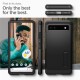 Husa Spigen Tough Armor compatibila cu Google Pixel 6a Black (Pixel 6a, ACS04479) by www.silkase.ro